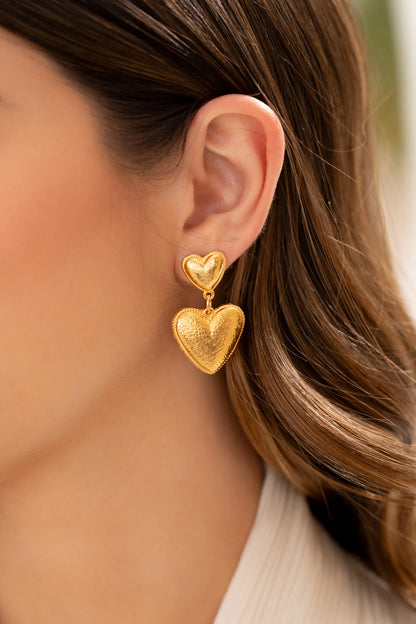 Maxi Heart Earrings